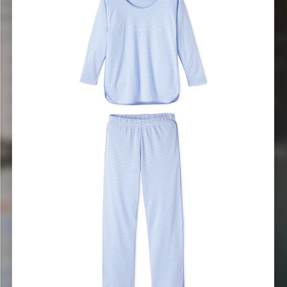 Blue Striped Lake Pajamas